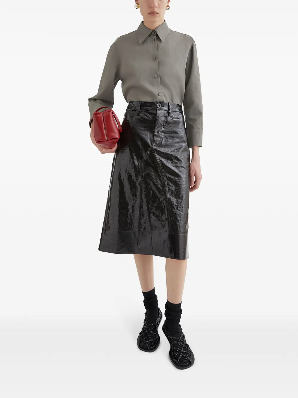 Curved Hem Shirt