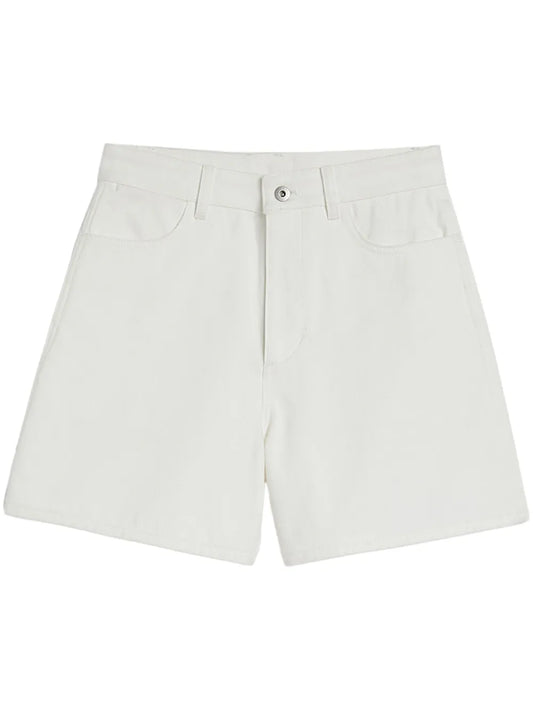 High-Rise Denim Shorts