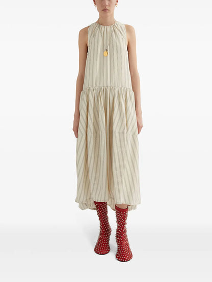 Striped Midi Dress