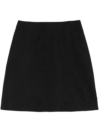 High-Waist A-Line Miniskirt