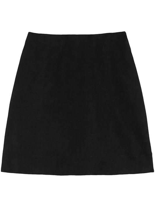 High-Waist A-Line Miniskirt