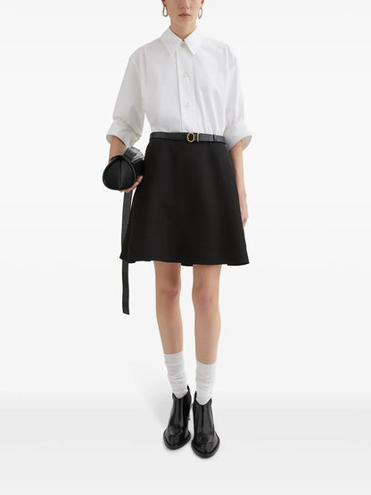 High-Waist A-Line Miniskirt