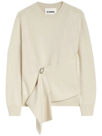 Ruched-Detailing Jumper