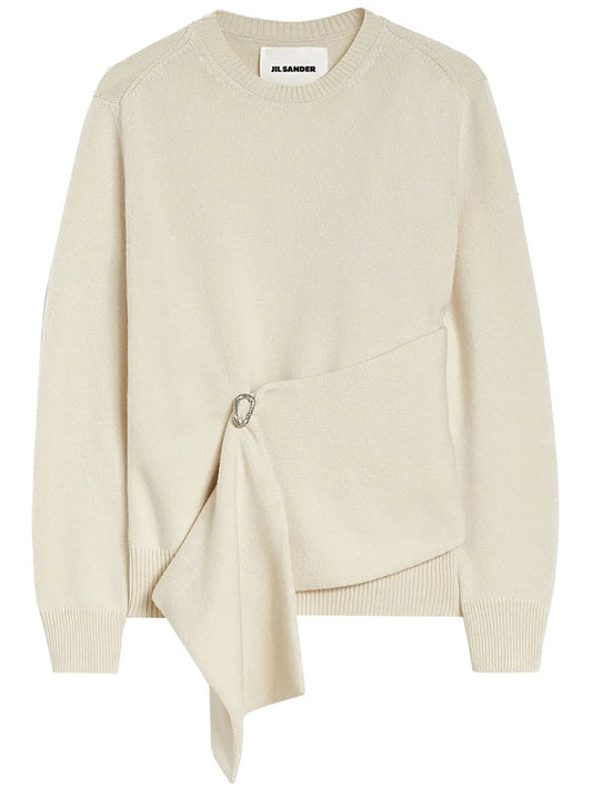 Ruched-Detailing Jumper