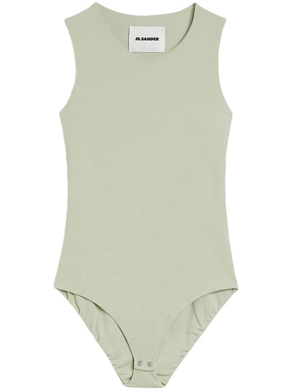 Round-Neck Sleeveless Bodysuit