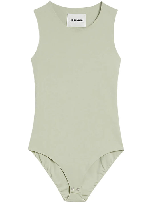 Round-Neck Sleeveless Bodysuit
