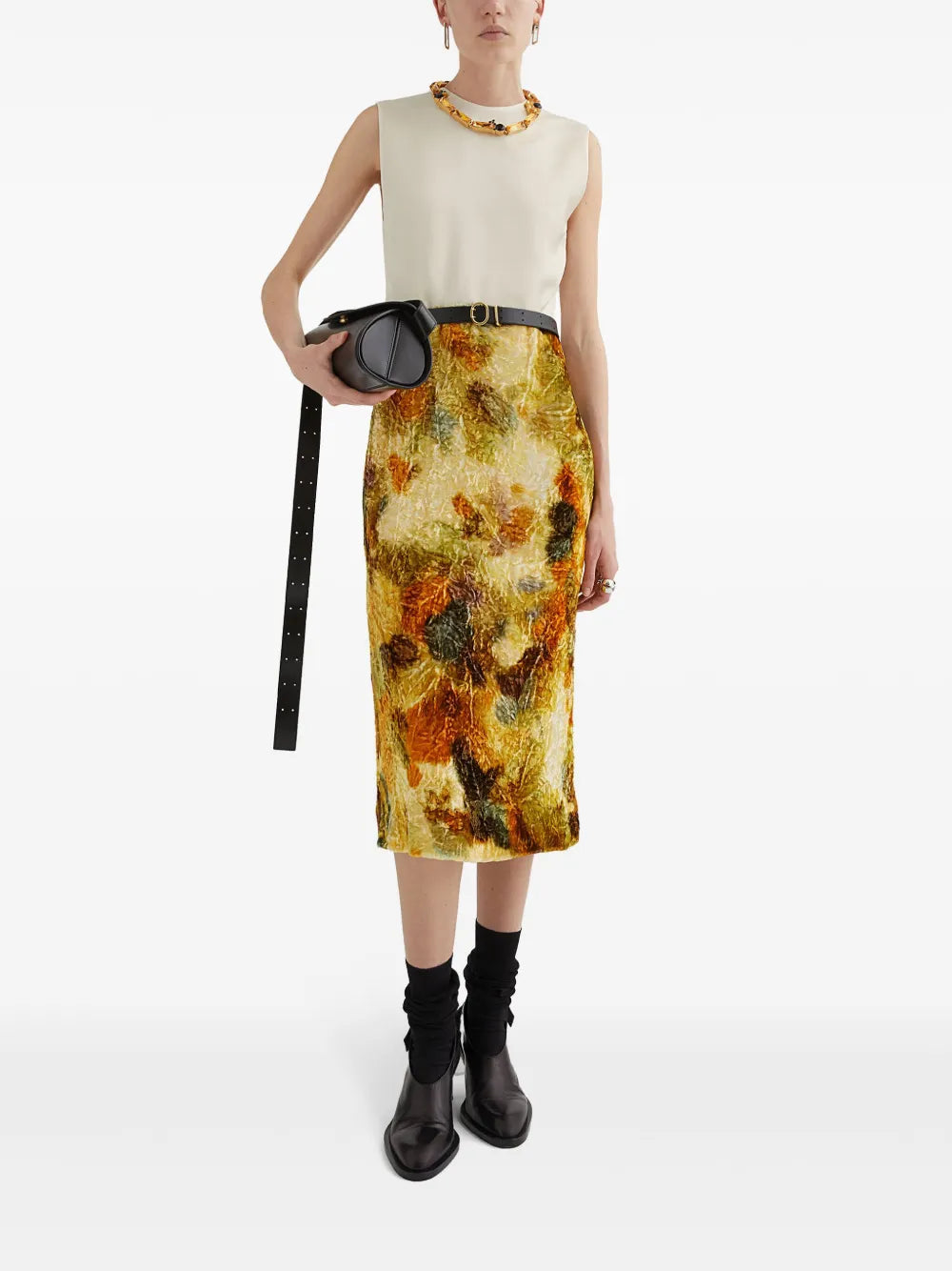 Jacquard Midi Dress