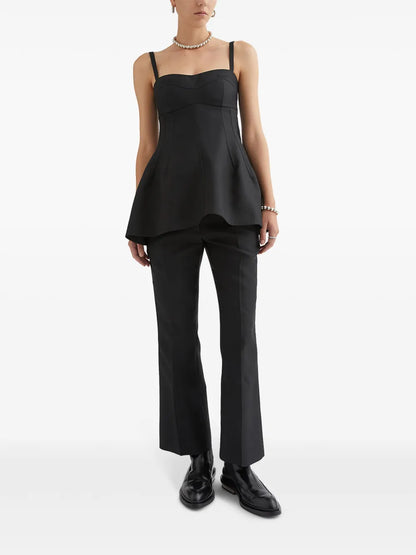 Sleeveless Bustier Top