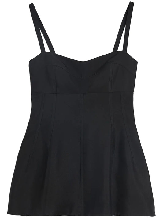 Sleeveless Bustier Top