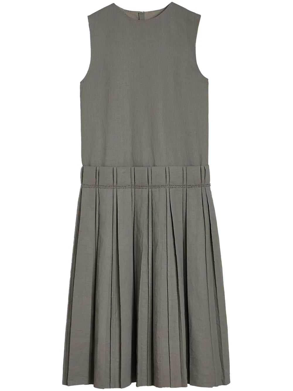 Pleated Midi Dress