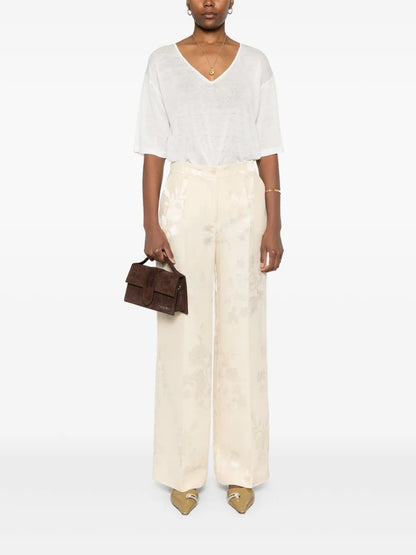 Fine-Knit Blouse