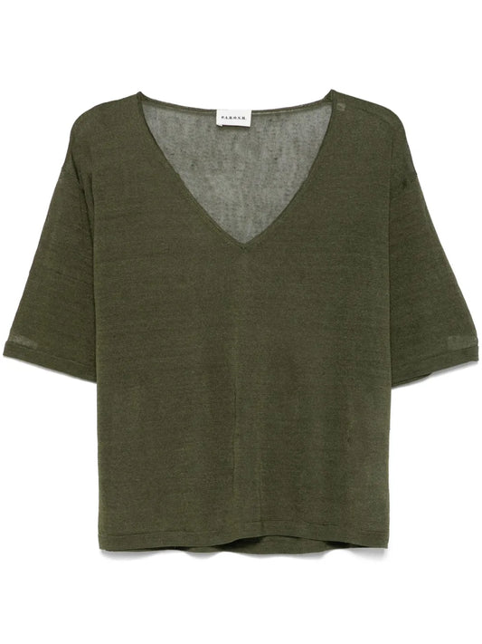 Fine-Knit Blouse