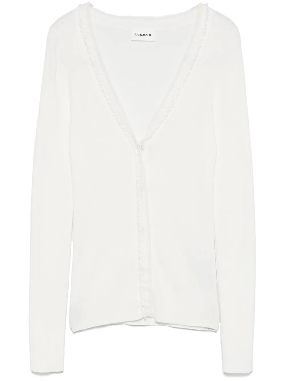 Bead-Embellished Cardigan