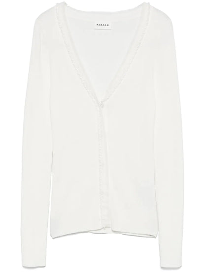 Bead-Embellished Cardigan