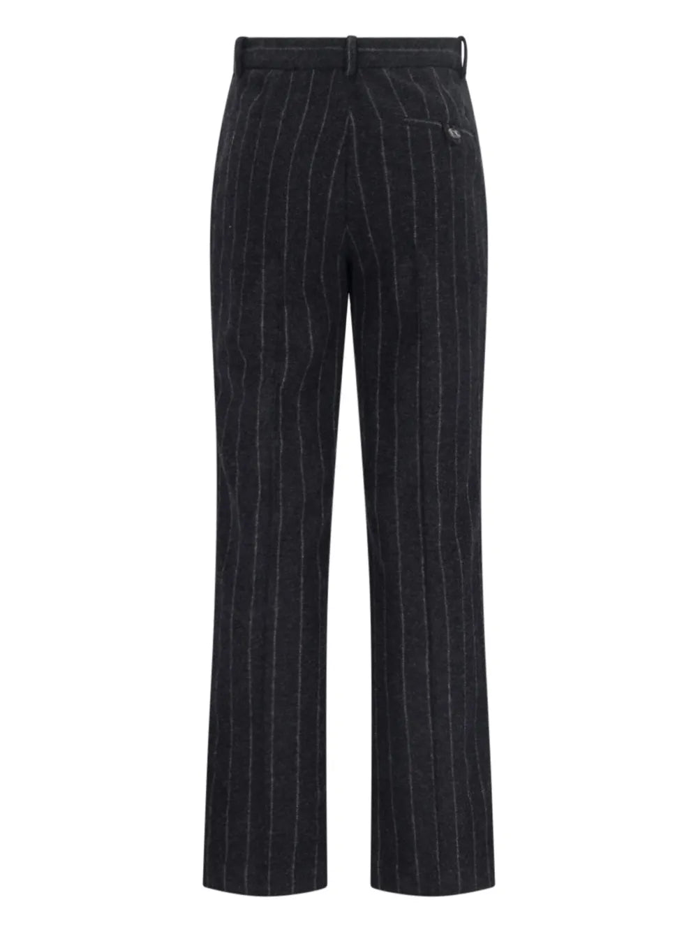 Pinstripe-Pattern Tailored Trousers