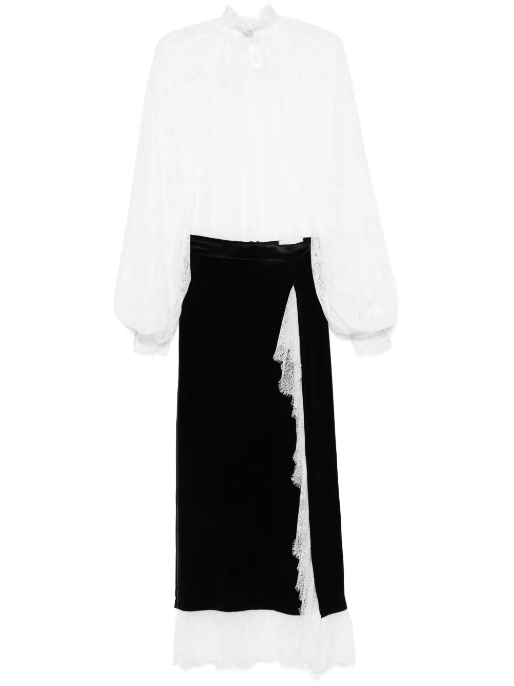 Lace-Detail Skirt Set