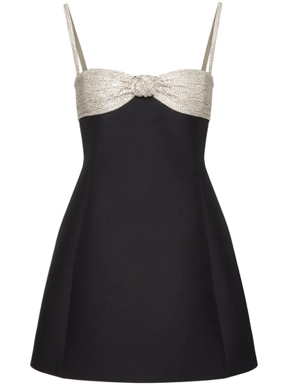 Crepe Couture Mini Dress