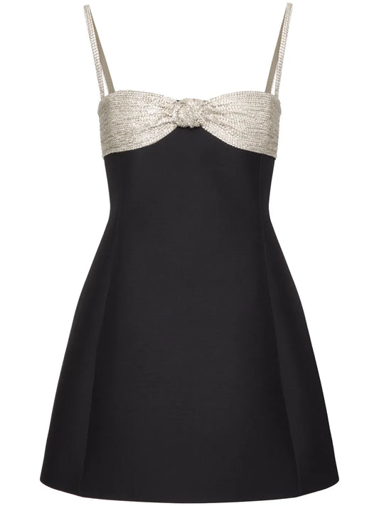 Crepe Couture Mini Dress