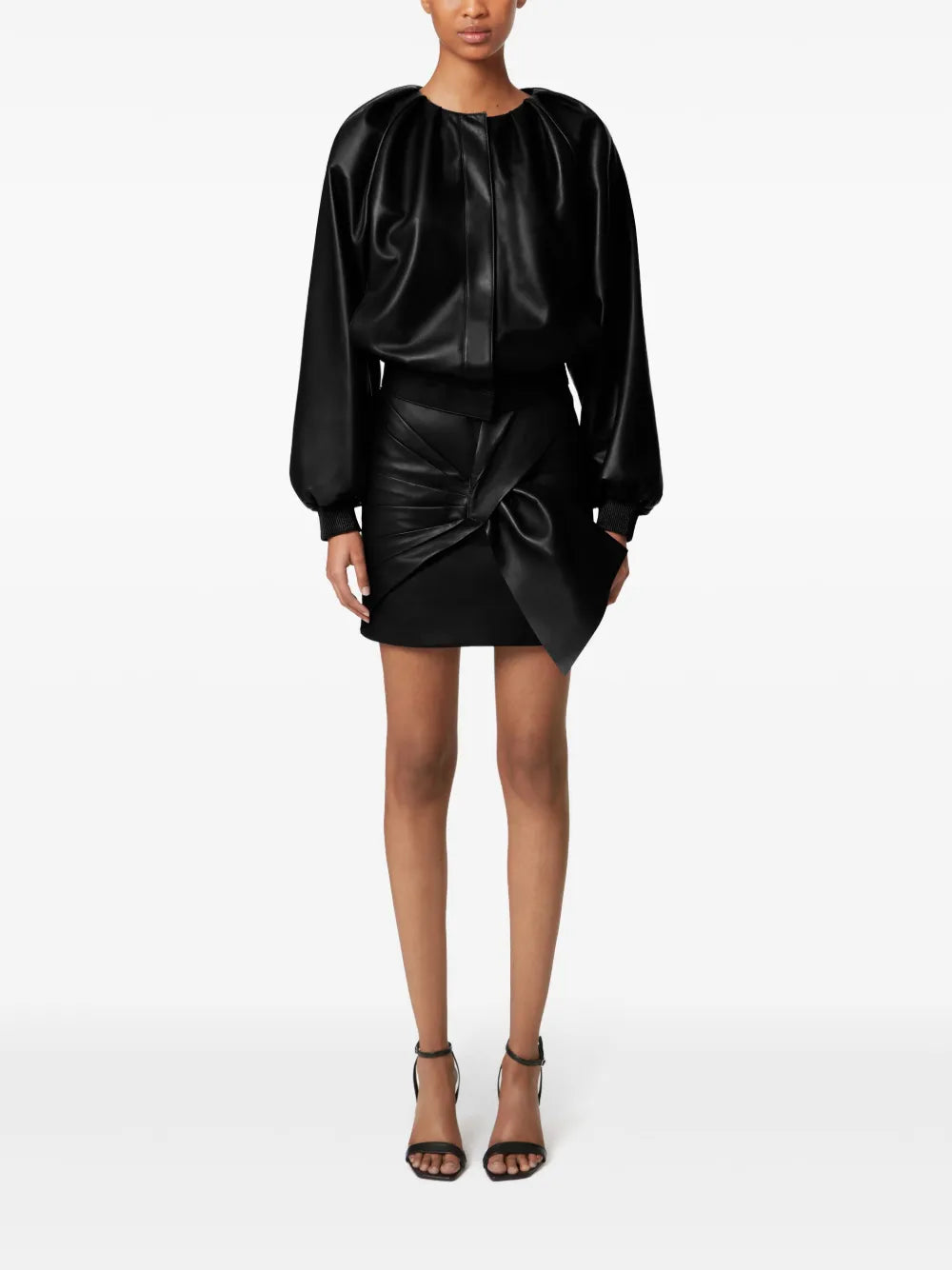 Leather Bomber Jacket