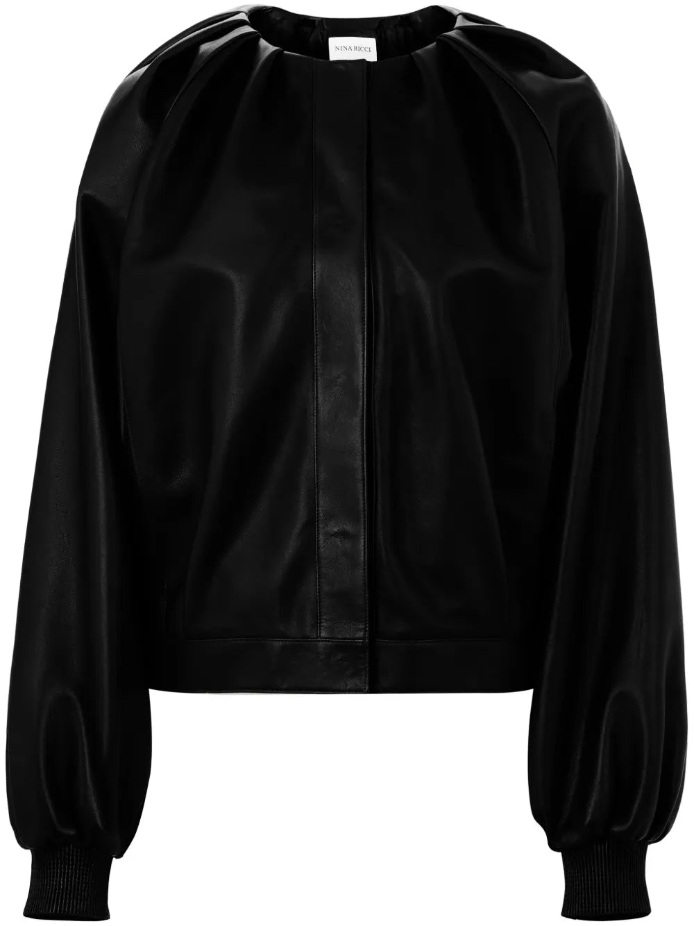 Leather Bomber Jacket