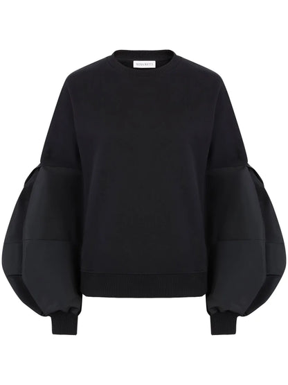 Puff-Sleeve Sweatshirt