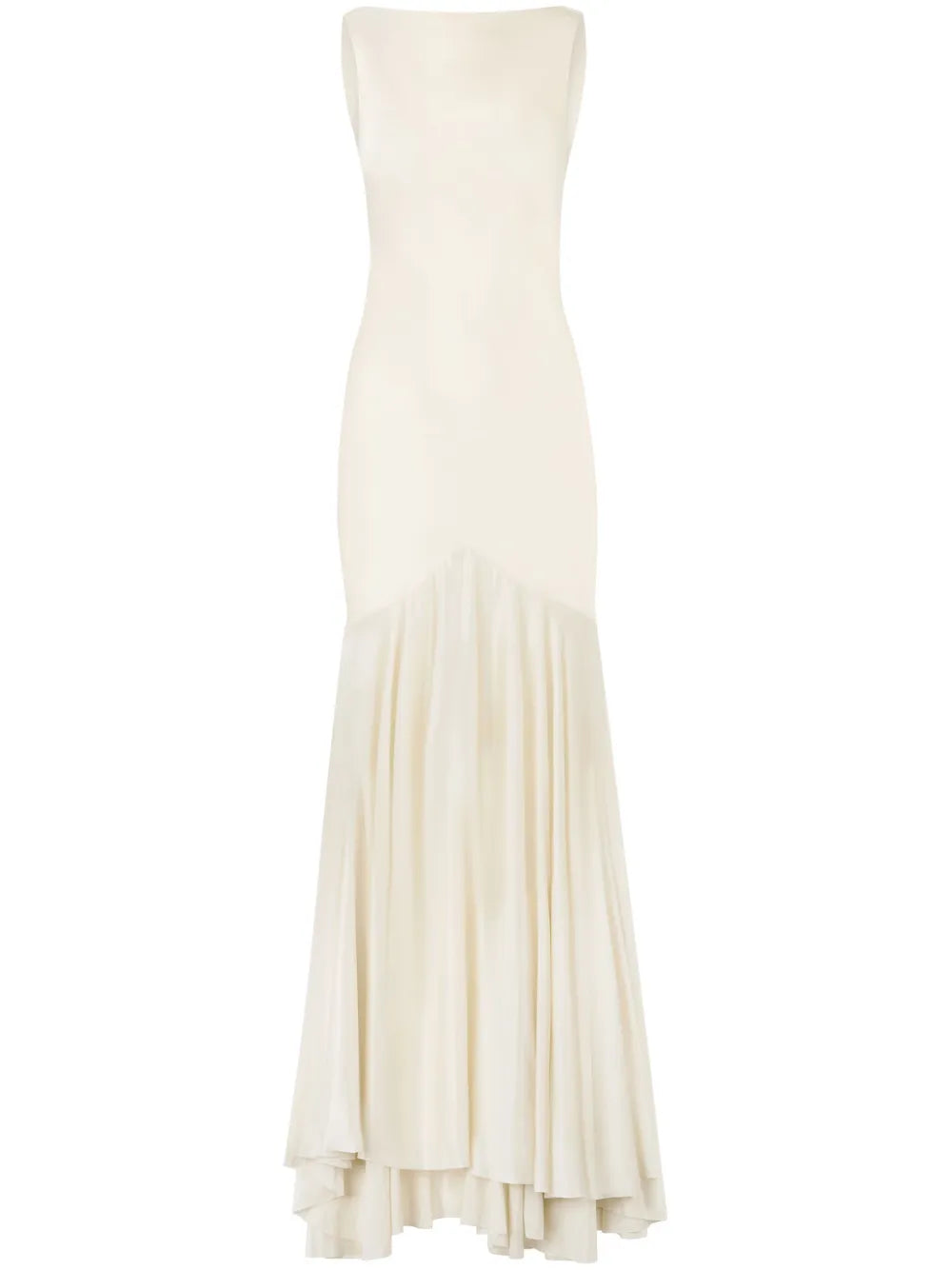 Satin-Finish Maxi Dress
