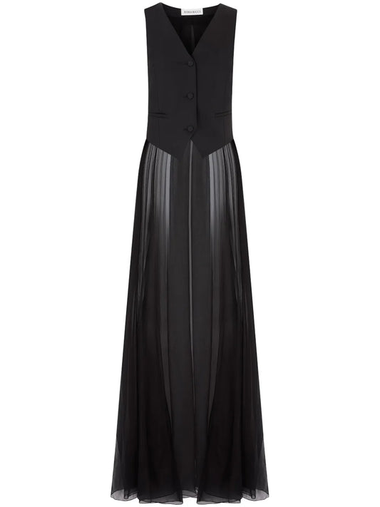 Long Fluid Tail Vest