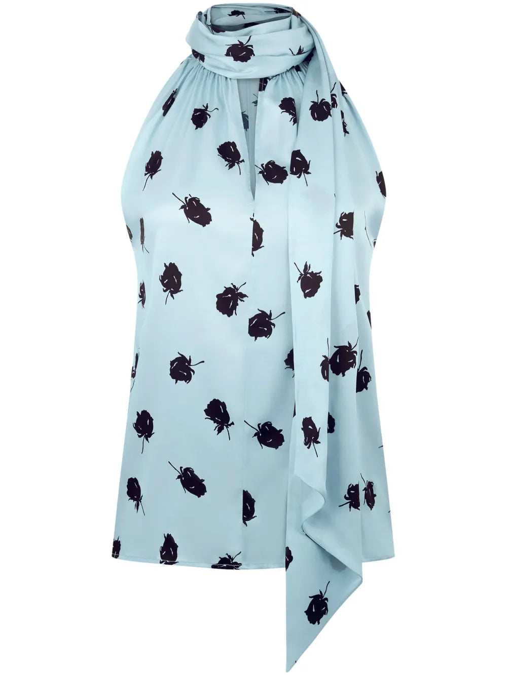 Floral-Print Blouse