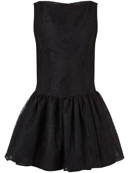 Peplum-Hem Mini Dress