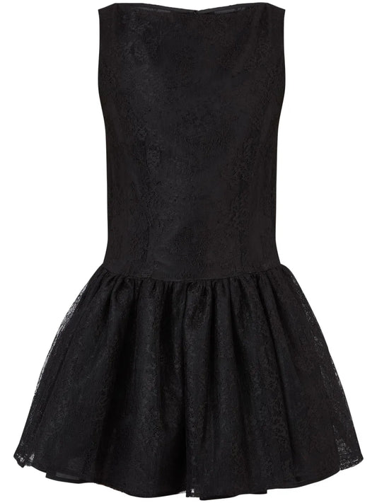 Peplum-Hem Mini Dress
