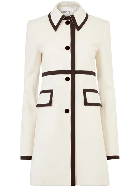 Wool Gabardine Coat