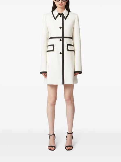 Wool Gabardine Coat