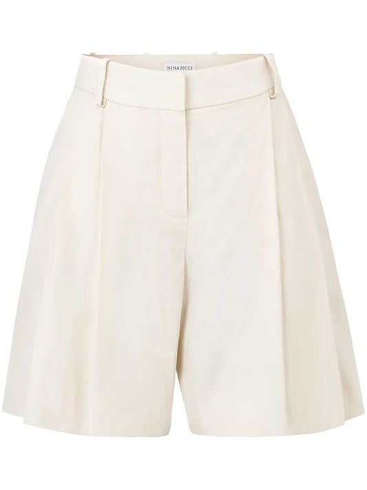 Pleated Shorts