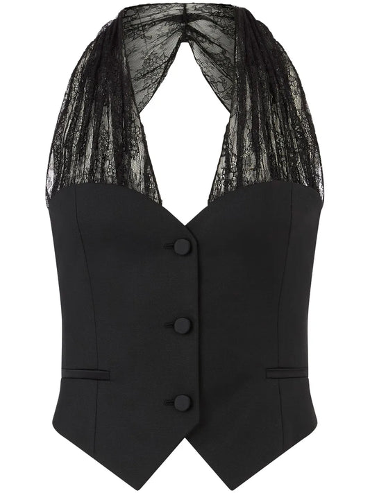 Chantilly-Lace Straps Vest