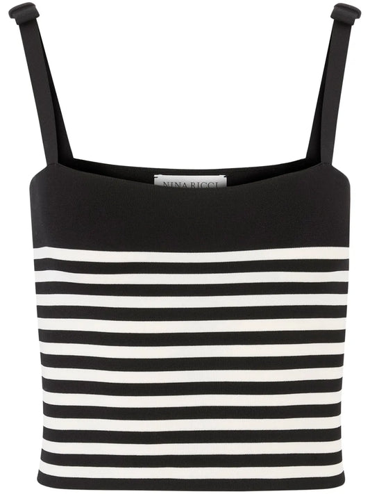 Striped Knitted Tank Top
