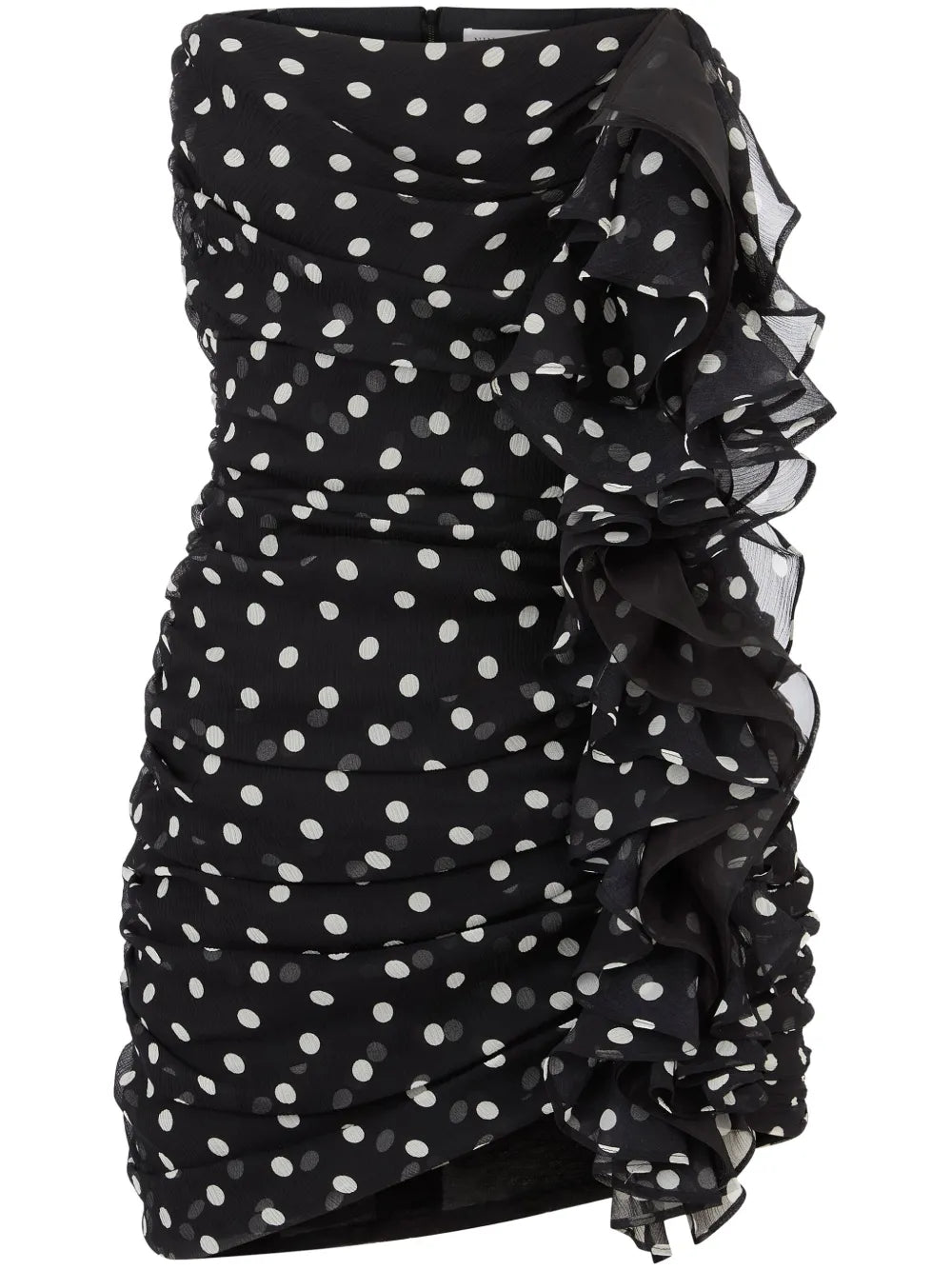 Polka-Dot Mini Dress