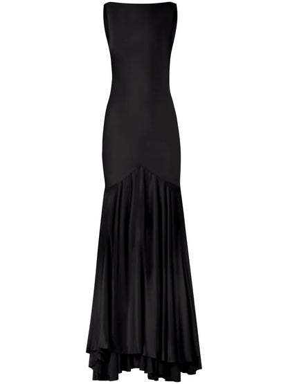 Mermaid Open-Back Gown