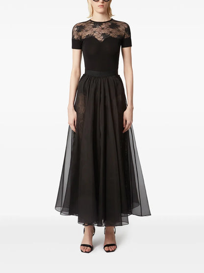 Organza Maxi Skirt