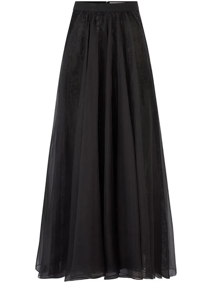 Organza Maxi Skirt