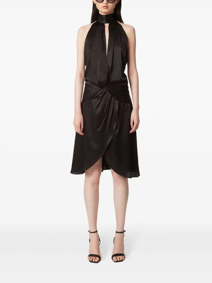 Ruched-Detailing Dress