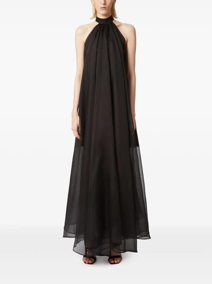 Halterneck Sheer Dress