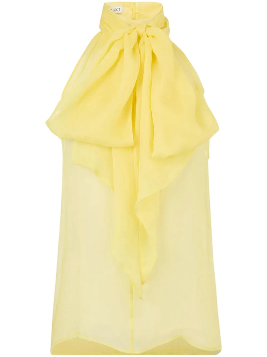 Halterneck Silk Blouse