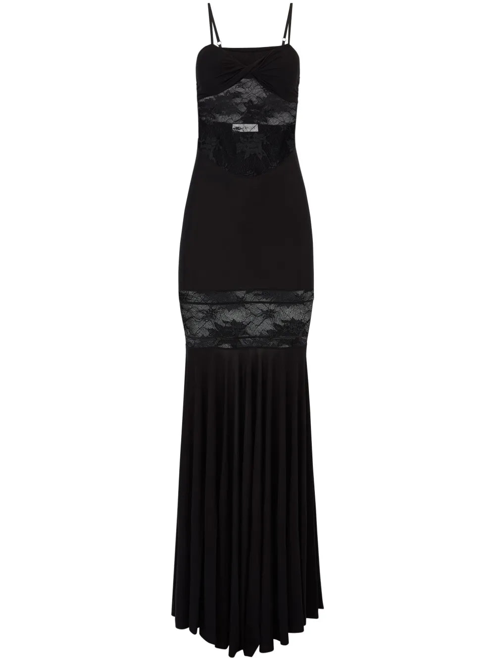 Lace-Detailing Maxi Dress
