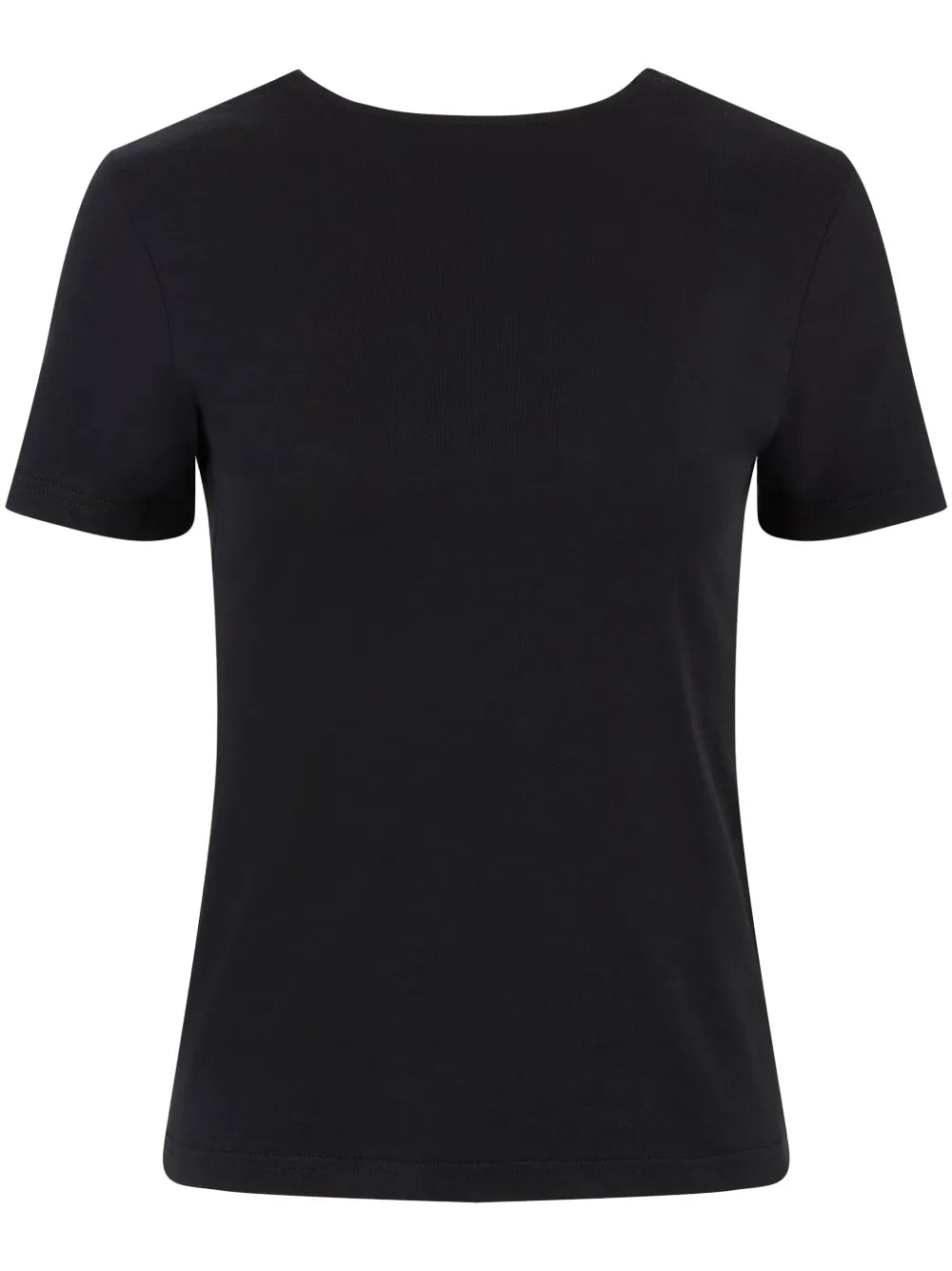Plunging Draped Back T-Shirt