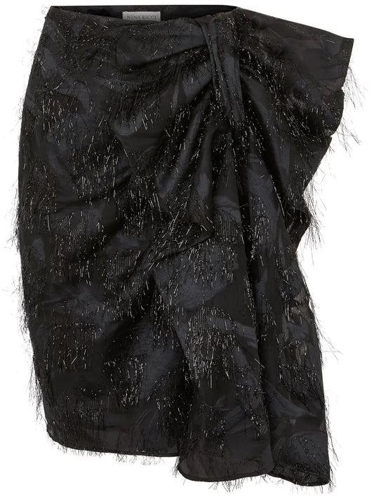 Asymmetric Bow Skirt