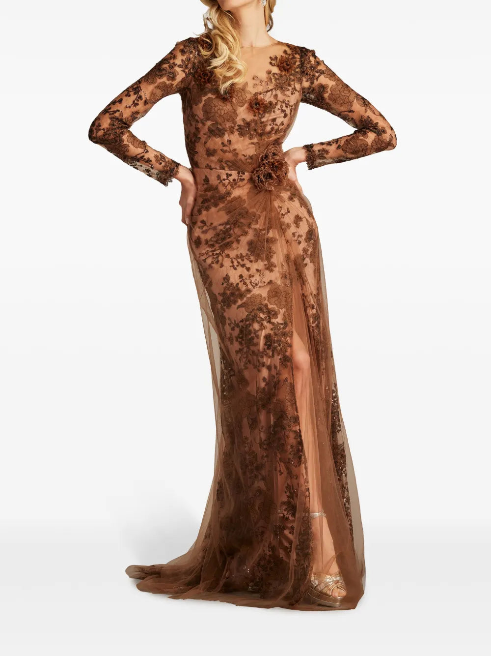 Floral-Lace Gown