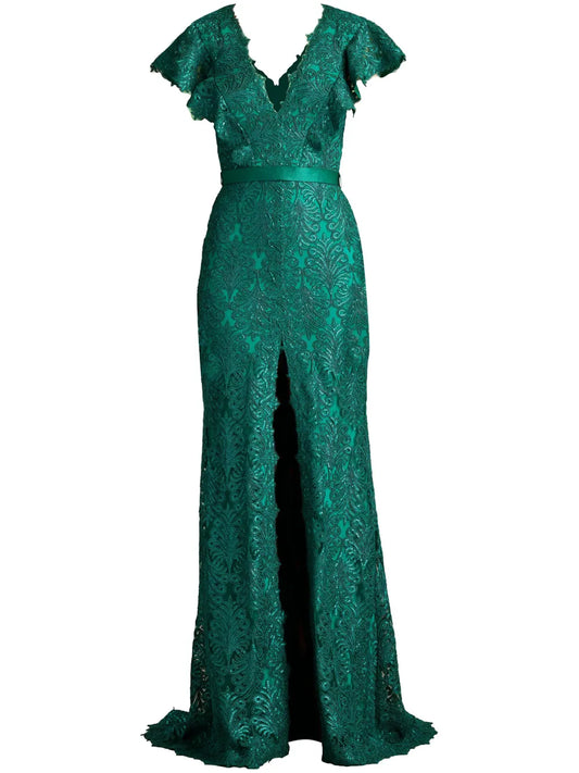Sequin-Embellished Gown