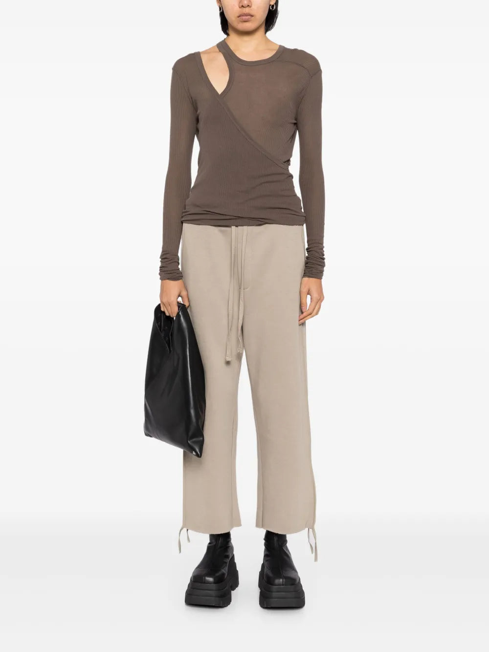 Drop-Crotch Sweat Trousers
