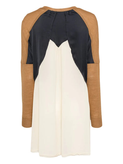 Panelled Jumper