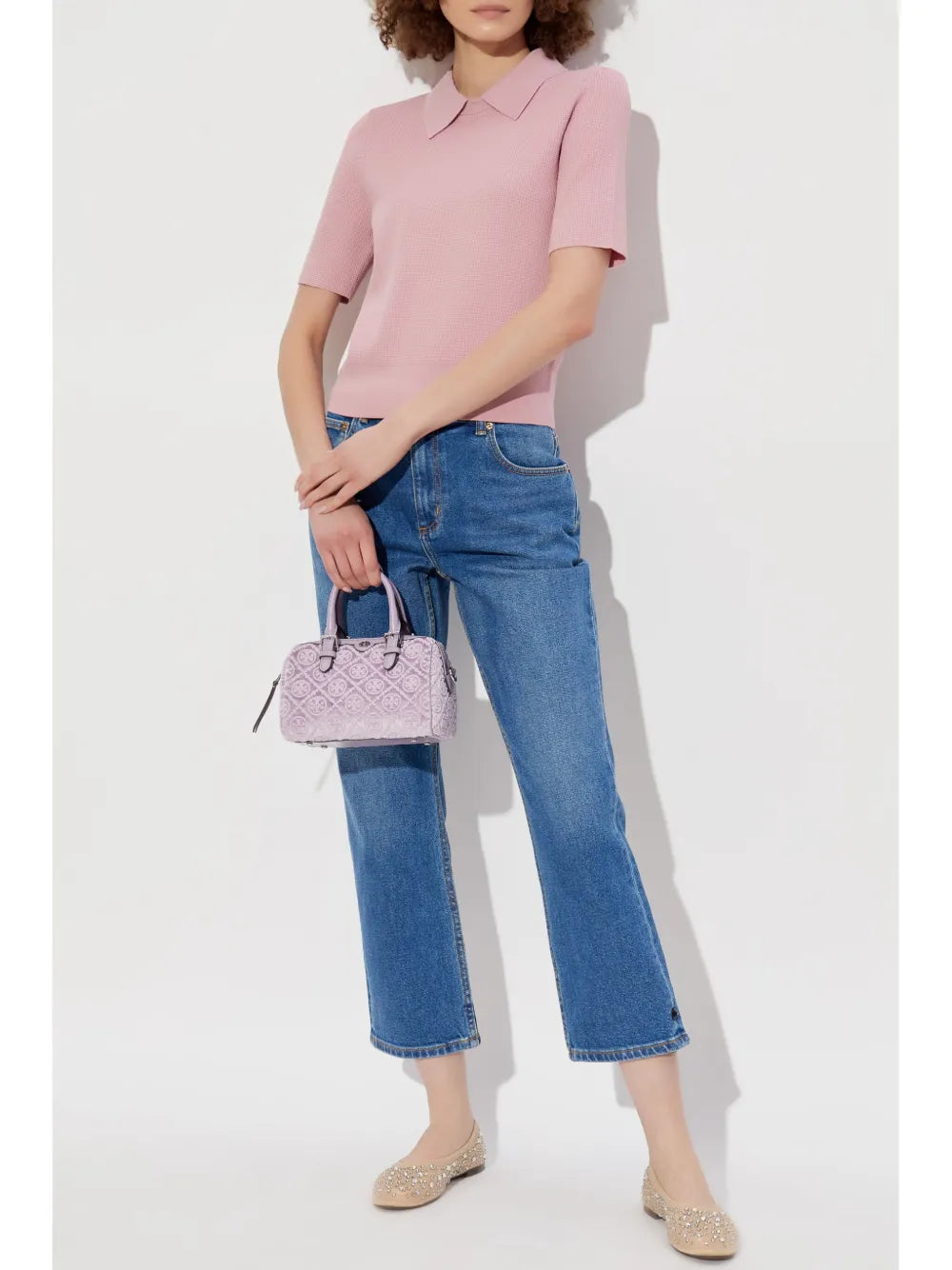 Textured Polo T-Shirt